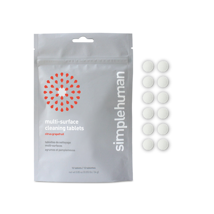 multi-surface cleaning tablet - citrus grapefruit
