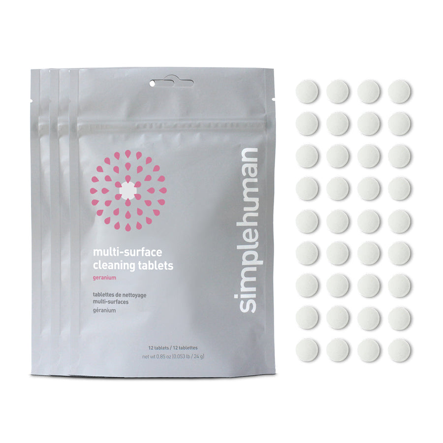 multi-surface cleaning tablet - geranium