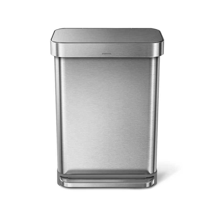 55L Rectangular Step Can with Liner Pocket