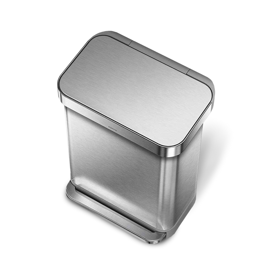 55L Rectangular Step Can with Liner Pocket