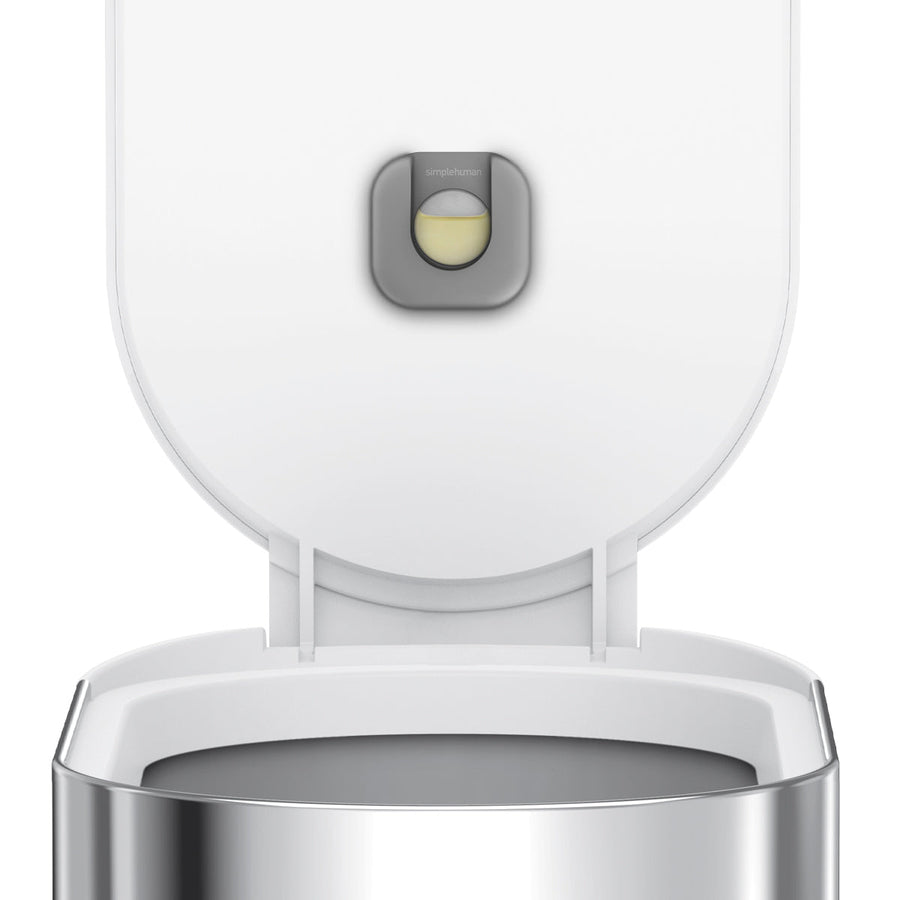 45 litres poubelle étroite à pédale, acier inoxydable