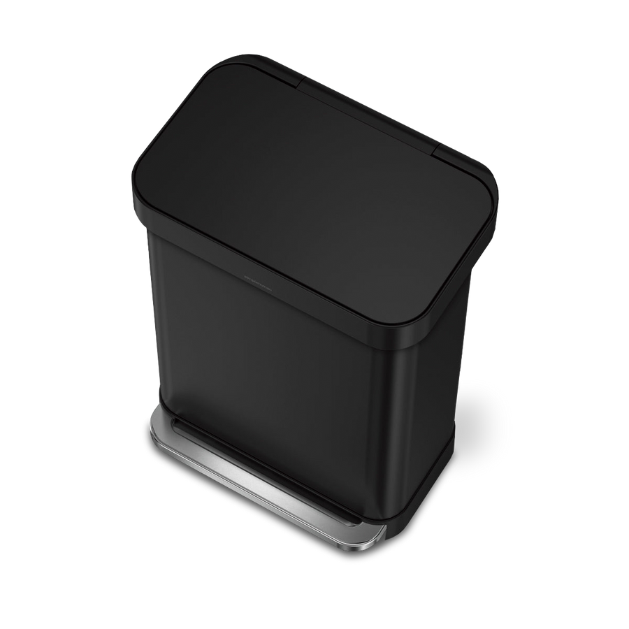 55L Rectangular Step Can with Liner Pocket