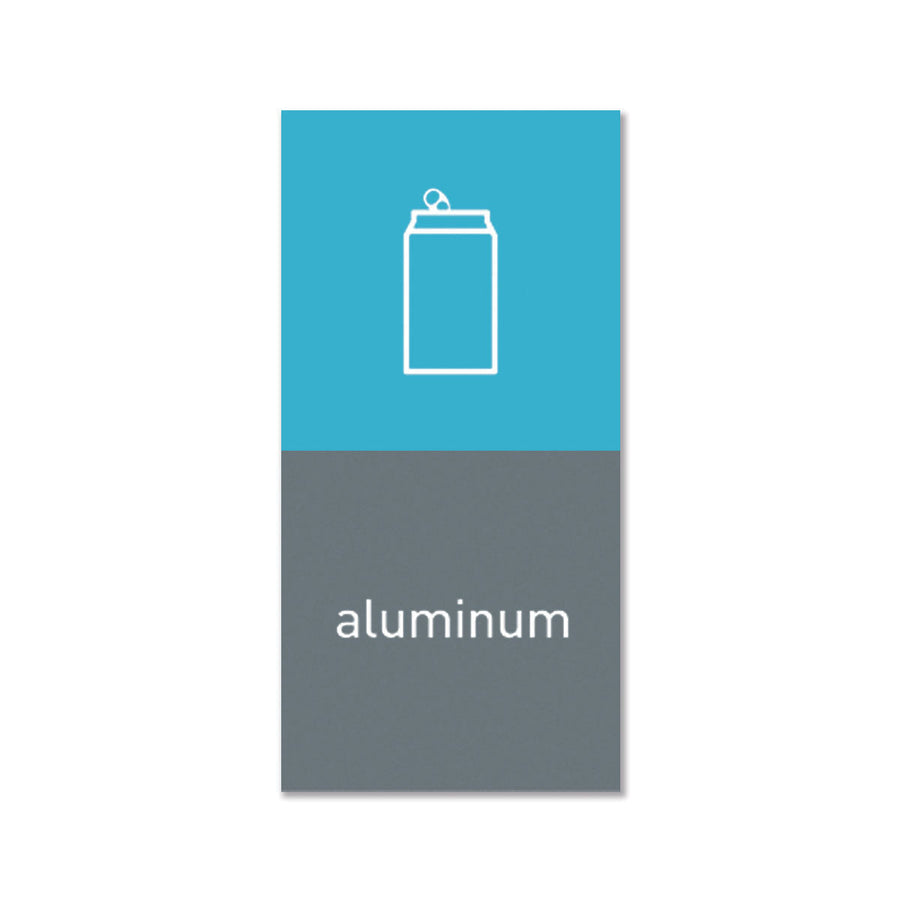 magnetic sorting label - aluminum - main image