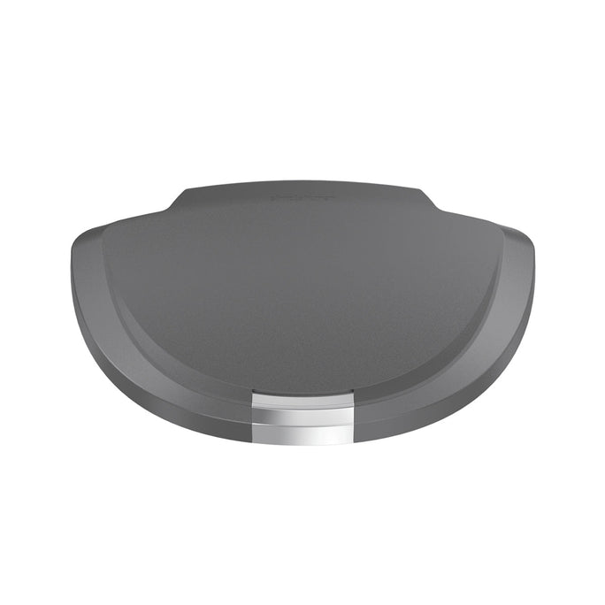 Semi-Round Grey Plastic Lid [Sku:Pd2002]