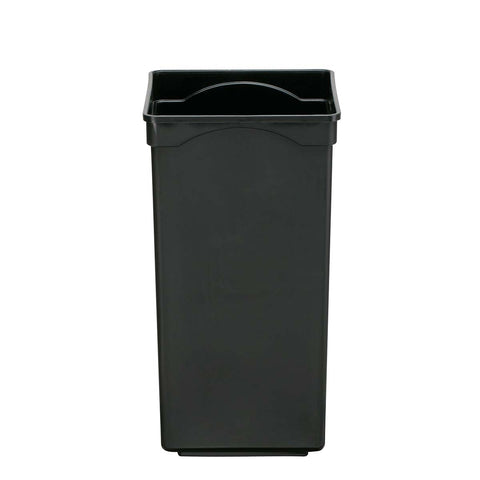 bac en plastique noir de 20 L 
