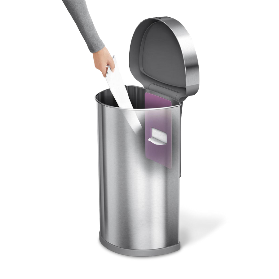 45L Semi-Round Sensor Can